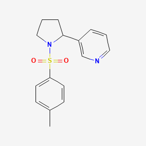 molecular formula C16H18N2O2S B2494492 3-(1-Tosylpyrrolidin-2-yl)pyridine CAS No. 150553-16-5