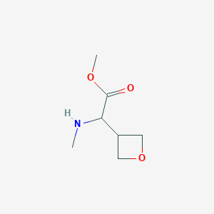 Methyl 2-(methylamino)-2-(oxetan-3-yl)acetate
