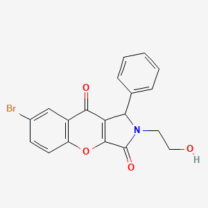 7-Bromo-2-(2-hydroxyethyl)-1-phenyl-1,2-dihydrochromeno[2,3-c]pyrrole-3,9-dione