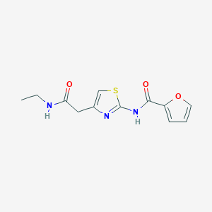 N-(4-(2-(ethylamino)-2-oxoethyl)thiazol-2-yl)furan-2-carboxamide