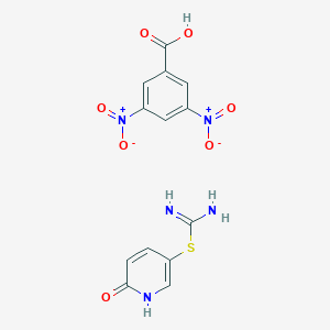 3,5-Dinitrobenzoic acid; [(6-hydroxypyridin-3-yl)sulfanyl]methanimidamide