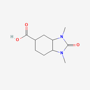 1,3-Dimethyl-2-oxo-3a,4,5,6,7,7a-hexahydrobenzimidazole-5-carboxylic acid