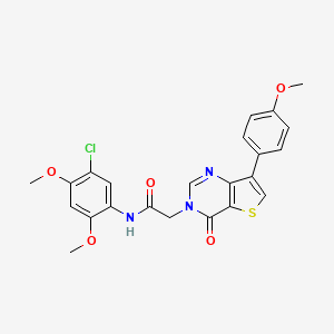 N-(5-chloro-2,4-dimethoxyphenyl)-2-[7-(4-methoxyphenyl)-4-oxothieno[3,2-d]pyrimidin-3(4H)-yl]acetamide