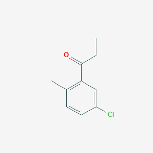 molecular formula C10H11ClO B2494645 1-(5-Chloro-2-methylphenyl)propan-1-one CAS No. 1193779-97-3