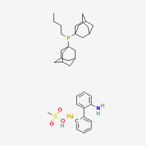 molecular formula C37H52NO3PPdS B2494686 cataCXium(R) A Pd G3, 95% CAS No. 1651823-59-4