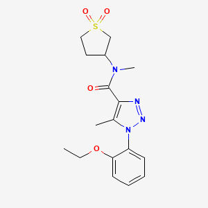 N-(1,1-dioxidotetrahydrothiophen-3-yl)-1-(2-ethoxyphenyl)-N,5-dimethyl-1H-1,2,3-triazole-4-carboxamide