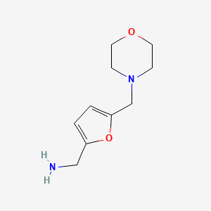 [5-(Morpholin-4-ylmethyl)furan-2-yl]methanamine
