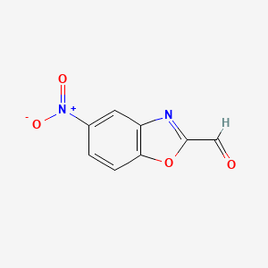 5-Nitro-1,3-benzoxazole-2-carbaldehyde