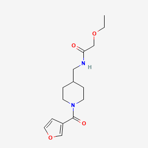 2-ethoxy-N-((1-(furan-3-carbonyl)piperidin-4-yl)methyl)acetamide