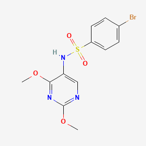 4-bromo-N-(2,4-dimethoxypyrimidin-5-yl)benzenesulfonamide