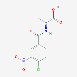 (2S)-2-[(4-chloro-3-nitrobenzoyl)amino]propanoic acid