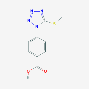molecular formula C9H8N4O2S B249482 4-(5-Methylsulfanyltetrazol-1-yl)benzoic acid 