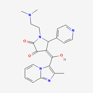 1-(2-(dimethylamino)ethyl)-3-hydroxy-4-(2-methylimidazo[1,2-a]pyridine-3-carbonyl)-5-(pyridin-4-yl)-1H-pyrrol-2(5H)-one