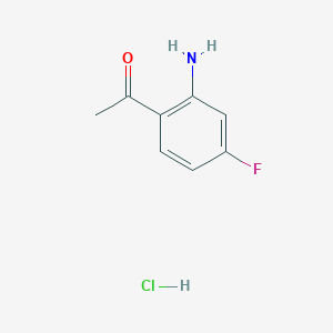 1-(2-Amino-4-fluorophenyl)ethan-1-one hydrochloride