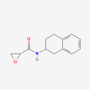 molecular formula C13H15NO2 B2494851 N-(1,2,3,4-Tetrahydronaphthalen-2-yl)oxirane-2-carboxamide CAS No. 2411313-13-6