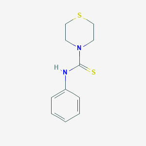 molecular formula C11H14N2S2 B249488 N-phenylthiomorpholine-4-carbothioamide 