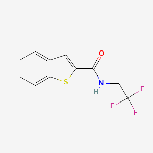 N-(2,2,2-trifluoroethyl)-1-benzothiophene-2-carboxamide