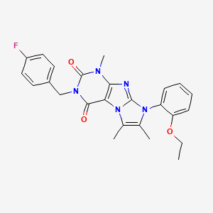 8-(2-ethoxyphenyl)-3-(4-fluorobenzyl)-1,6,7-trimethyl-1H-imidazo[2,1-f]purine-2,4(3H,8H)-dione