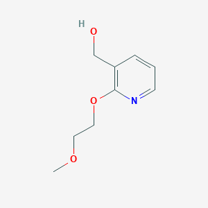molecular formula C9H13NO3 B2494938 (2-(2-Methoxyethoxy)pyridin-3-yl)methanol CAS No. 717105-03-8