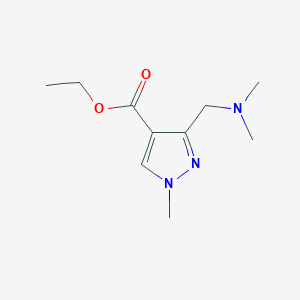 ethyl 3-[(dimethylamino)methyl]-1-methyl-1H-pyrazole-4-carboxylate