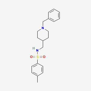 molecular formula C20H26N2O2S B2494951 N-((1-benzylpiperidin-4-yl)methyl)-4-methylbenzenesulfonamide CAS No. 953144-55-3