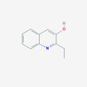 molecular formula C11H11NO B2494977 3-Quinolinol, 2-ethyl- CAS No. 811432-23-2