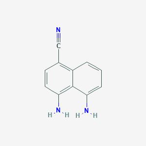 molecular formula C11H9N3 B249501 4,5-Diamino-1-naphthonitrile 