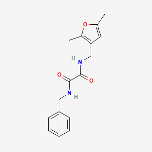 molecular formula C16H18N2O3 B2495101 N1-benzyl-N2-((2,5-dimethylfuran-3-yl)methyl)oxalamide CAS No. 1351641-52-5