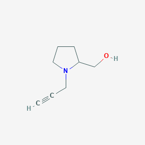 B2495250 [1-(Prop-2-yn-1-yl)pyrrolidin-2-yl]methanol CAS No. 1250167-12-4