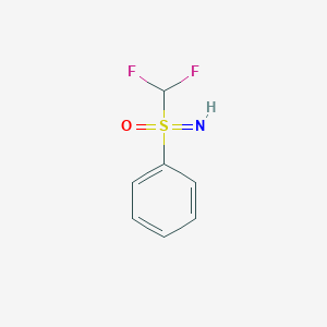 molecular formula C7H7F2NOS B2495253 S-(Difluoromethyl)-S-phenylsulfoximine CAS No. 1333375-53-3