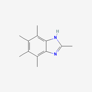 molecular formula C12H16N2 B2495278 2,4,5,6,7-五甲基-1H-苯并咪唑 CAS No. 69700-34-1