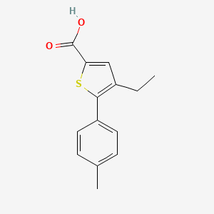 4-Ethyl-5-(4-methylphenyl)thiophene-2-carboxylic acid