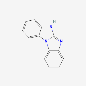 molecular formula C13H9N3 B2495318 5H-Benzimidazo[1,2-a]benzimidazole CAS No. 28890-99-5