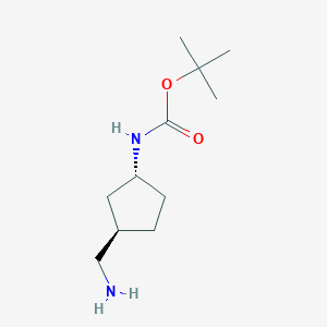 tert-Butyl ((1R,3R)-rel-3-(aminomethyl)cyclopentyl)carbamate