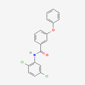 molecular formula C19H13Cl2NO2 B2495409 N-(2,5-dichlorophenyl)-3-phenoxybenzamide CAS No. 313660-24-1