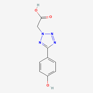 [5-(4-hydroxyphenyl)-2H-tetrazol-2-yl]acetic acid