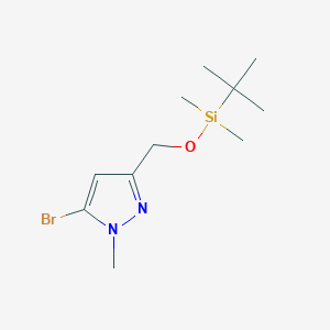 (5-Bromo-1-methylpyrazol-3-yl)methoxy-tert-butyl-dimethylsilane