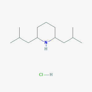 molecular formula C13H28ClN B2495490 2,6-双(2-甲基丙基)哌啶盐酸盐 CAS No. 1803584-32-8