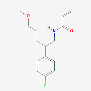 N-[2-(4-Chlorophenyl)-5-methoxypentyl]prop-2-enamide