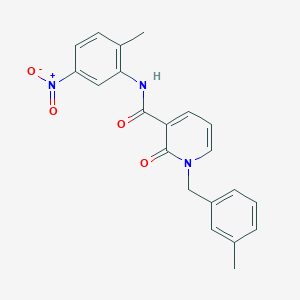 1-(3-methylbenzyl)-N-(2-methyl-5-nitrophenyl)-2-oxo-1,2-dihydropyridine-3-carboxamide