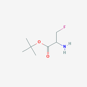 B2495530 Tert-butyl 2-amino-3-fluoropropanoate CAS No. 1779437-55-6
