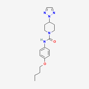 N-(4-butoxyphenyl)-4-(2H-1,2,3-triazol-2-yl)piperidine-1-carboxamide