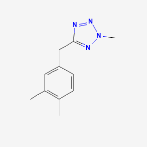 5-[(3,4-dimethylphenyl)methyl]-2-methyl-2H-1,2,3,4-tetrazole