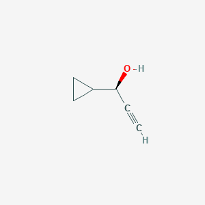 molecular formula C6H8O B2495573 (1R)-1-环丙基丙-2-炔-1-醇 CAS No. 1867621-64-4