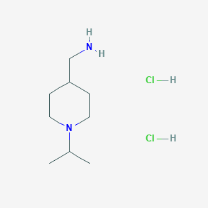 molecular formula C9H22Cl2N2 B2495613 (1-Isopropylpiperidin-4-yl)methanamine dihydrochloride CAS No. 724463-82-5