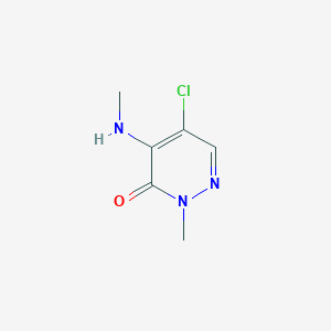 5-Chloro-2-methyl-4-(methylamino)pyridazin-3-one
