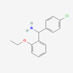 (4-Chlorophenyl)-(2-ethoxyphenyl)methanamine
