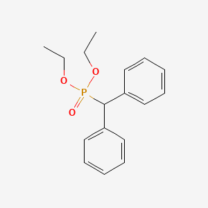 molecular formula C17H21O3P B2495629 Diethyl benzhydrylphosphonate CAS No. 27329-60-8