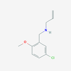 molecular formula C11H14ClNO B249563 N-(5-chloro-2-methoxybenzyl)prop-2-en-1-amine 