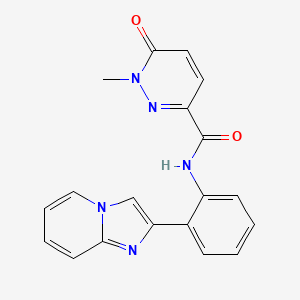 N-(2-(imidazo[1,2-a]pyridin-2-yl)phenyl)-1-methyl-6-oxo-1,6-dihydropyridazine-3-carboxamide